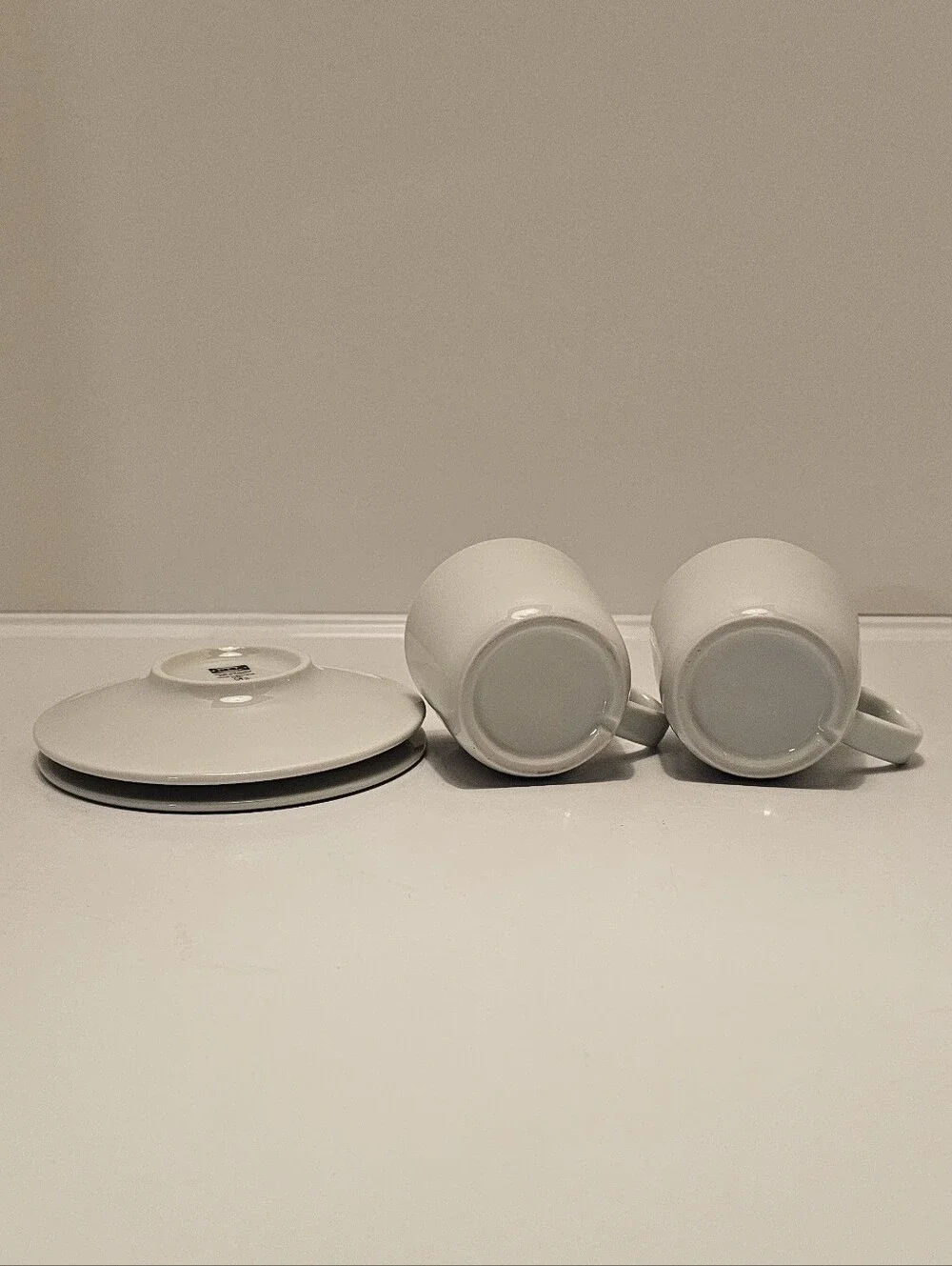 IKEA Set of 2 Demitasse Cups with Saucers